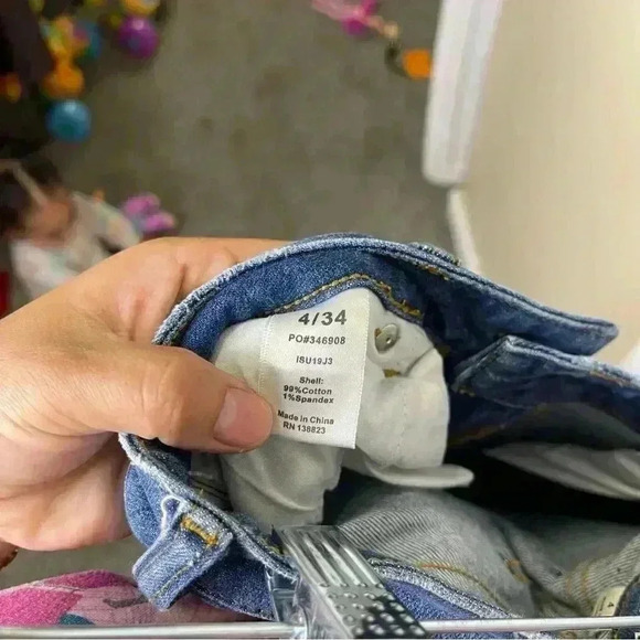 IDYLLWIND Women’s Low Rise Boot Cut Mid Wash Denim Jeans Sz 4 - Picture 7 of 7